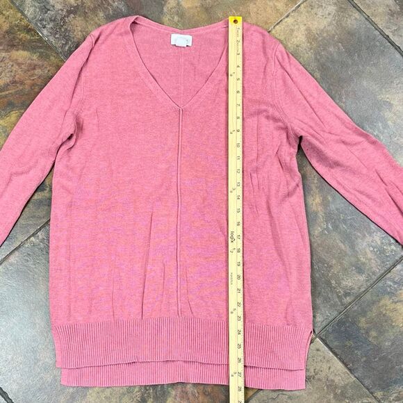Old Navy Women’s Pink V-neck Sweater Large - Picture 3 of 11